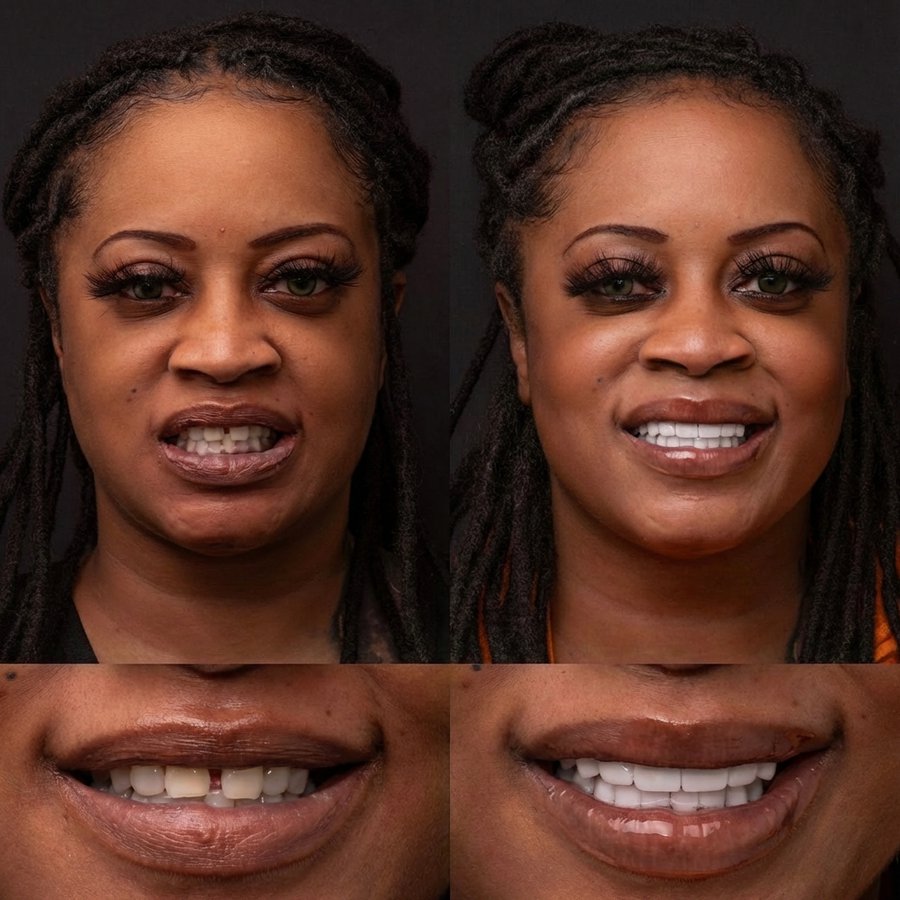Smile Design with Porcelain Veneers