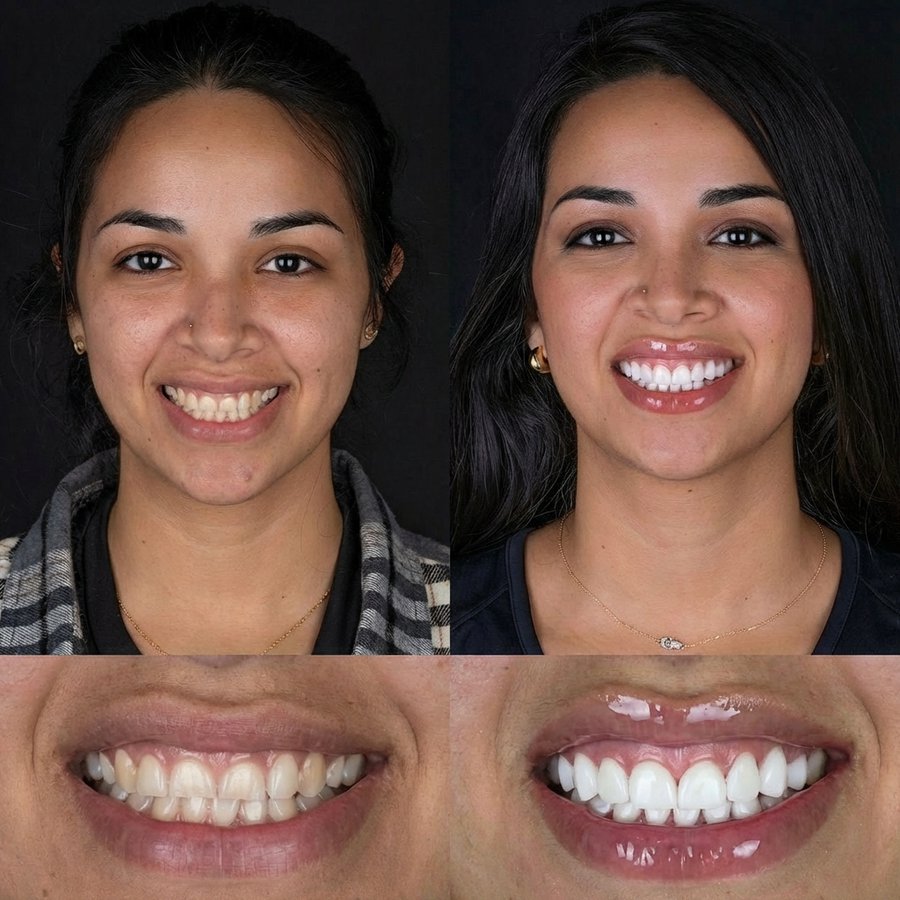 Smile Design with Porcelain Veneers