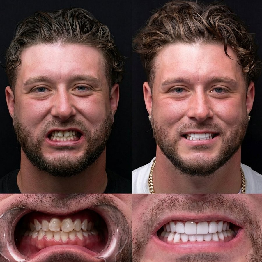 Smile Design with Porcelain Veneers