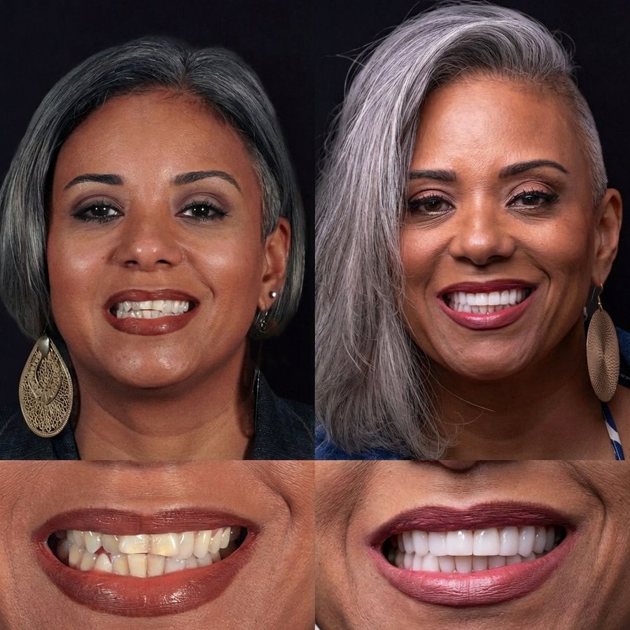 Smile Design with Porcelain Veneers
