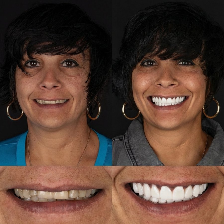 Smile design with Porcelain Veneers