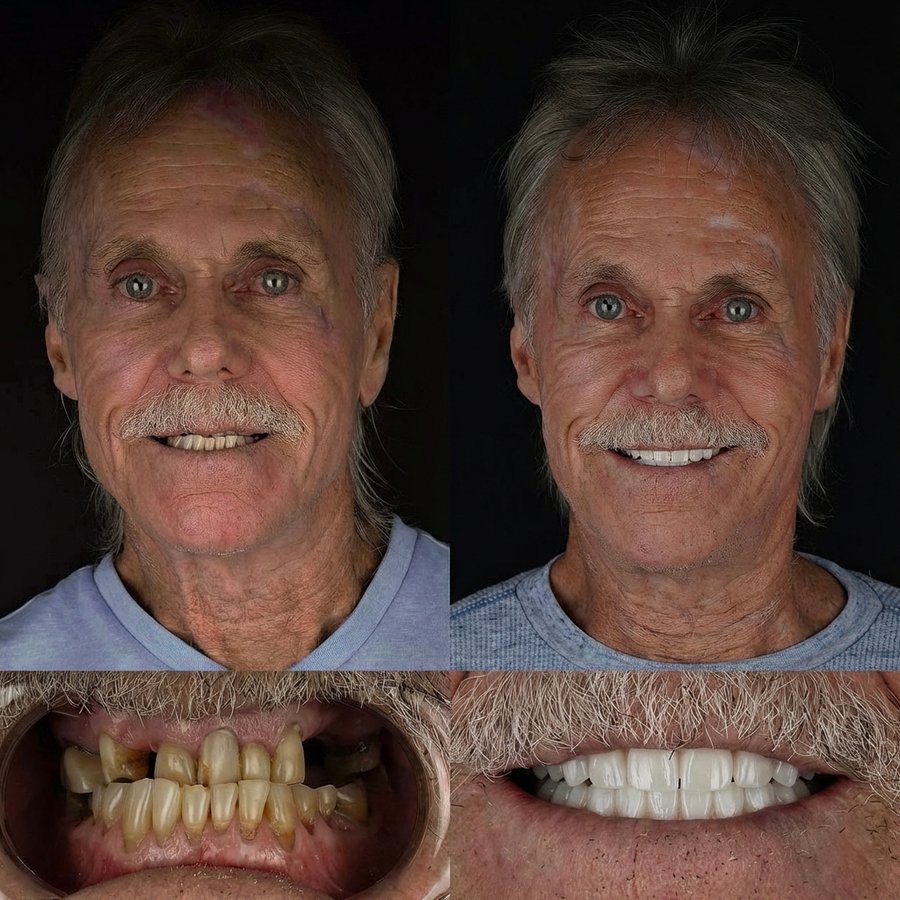Hybrid Denture (top and bottom)