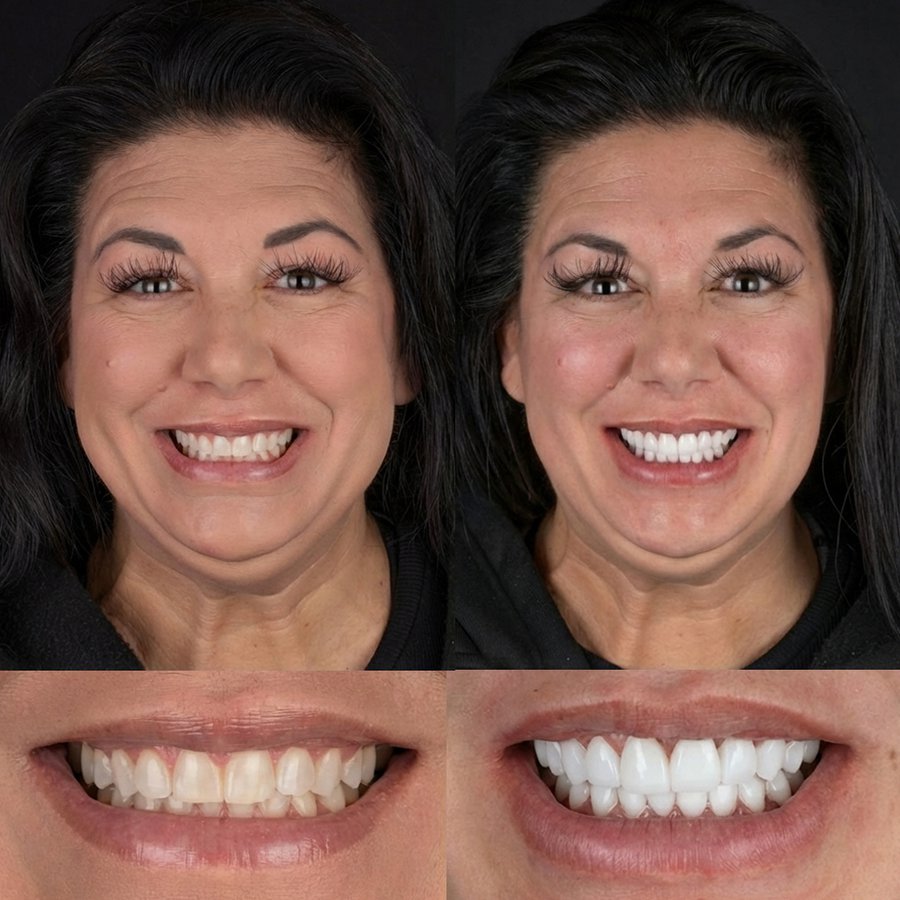 Smile design with Porcelain Veneers