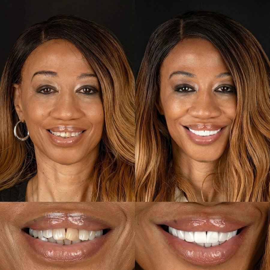 Smile design with Porcelain Veneers