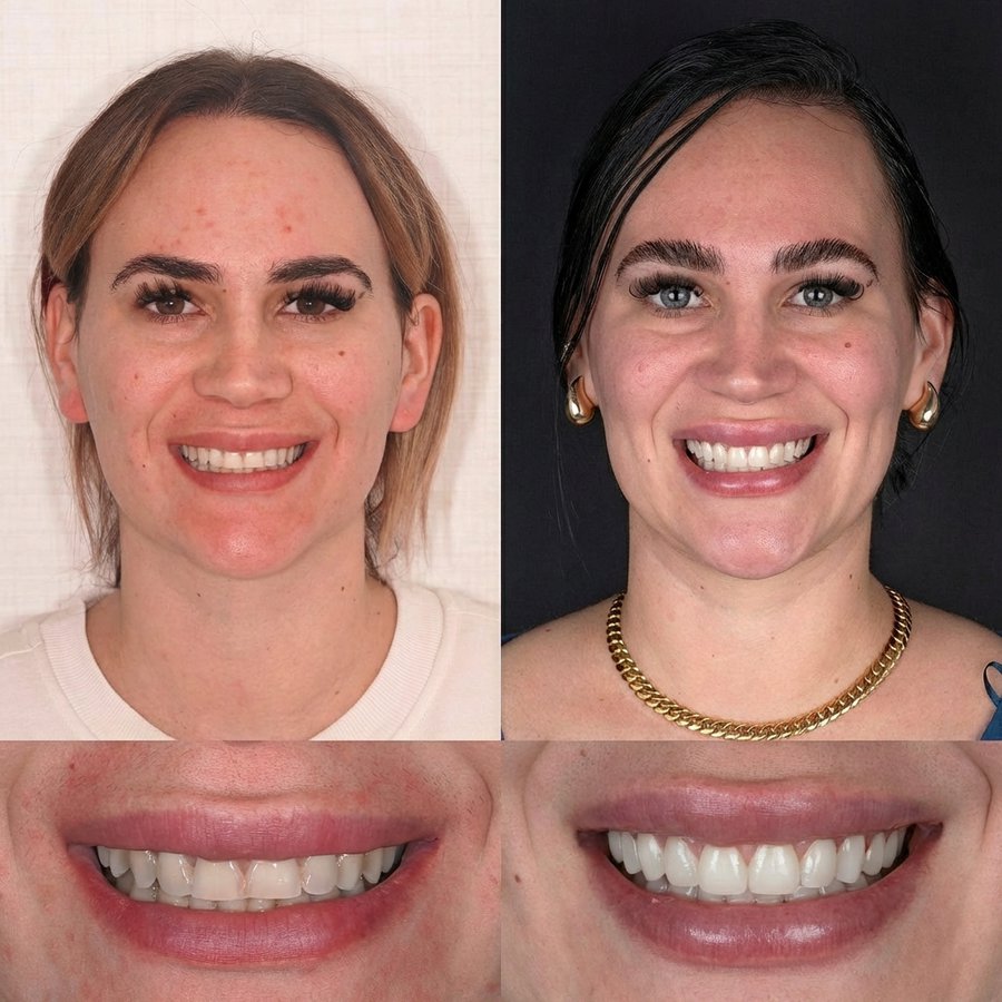 Smile design with Porcelain Veneers