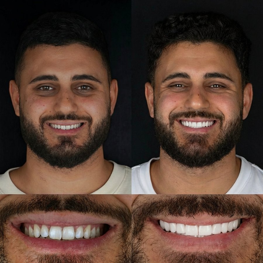 Smile design with Porcelain Veneers