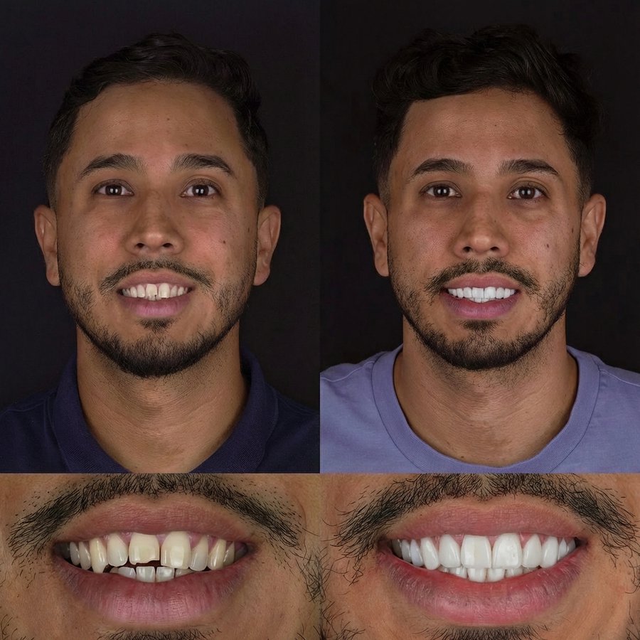 Smile design with Porcelain Veneers