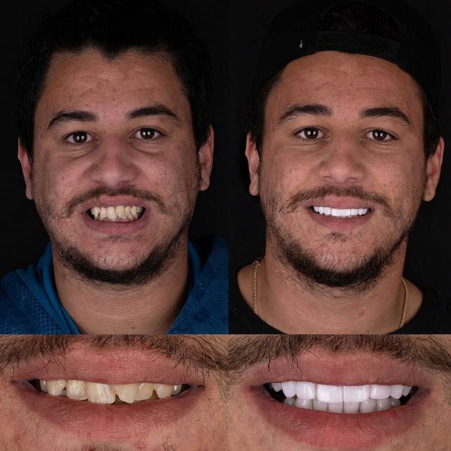 Smile design with Porcelain Veneers