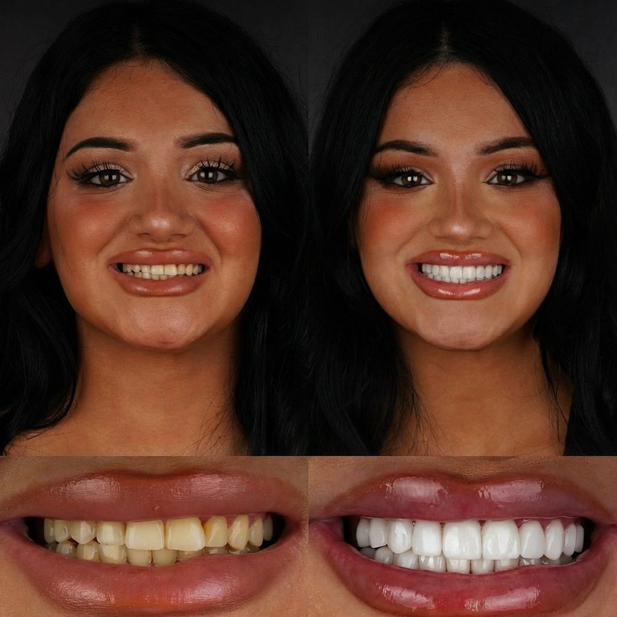 Smile design with Porcelain Veneers