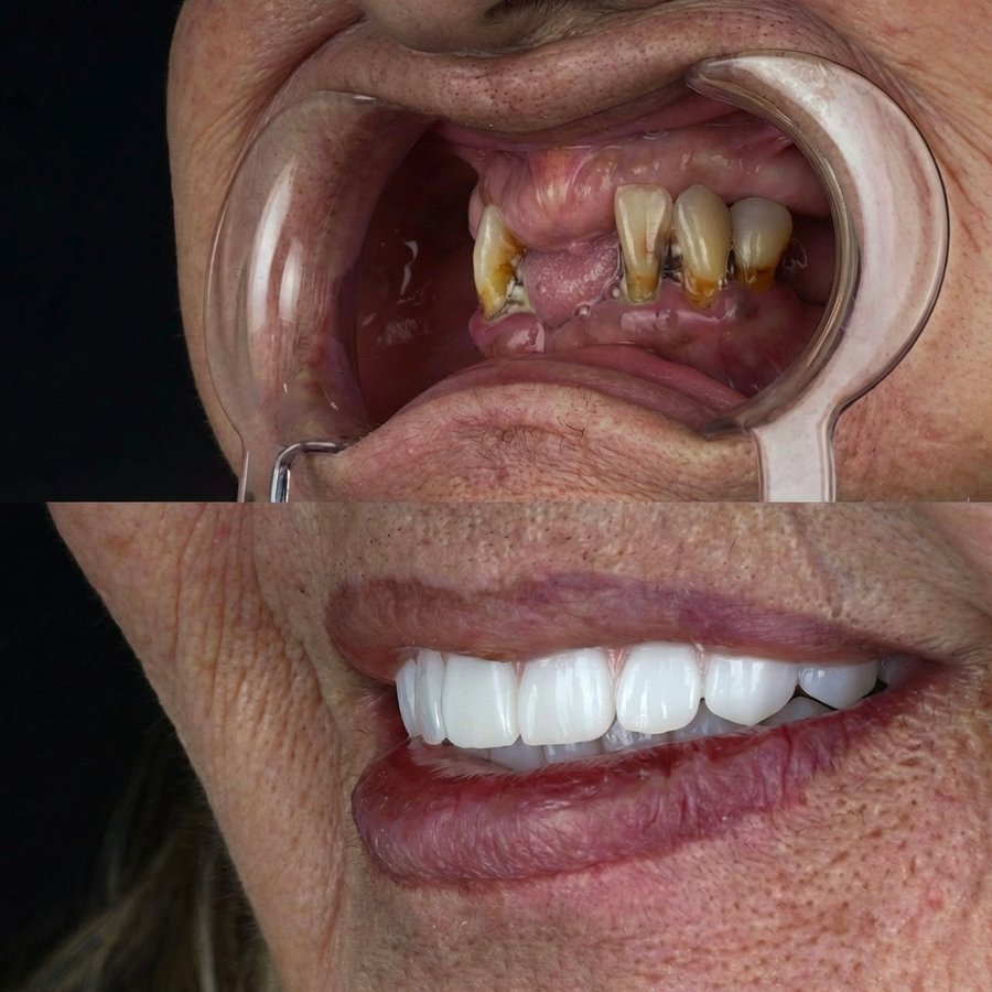 Hybrid Denture (top and bottom)