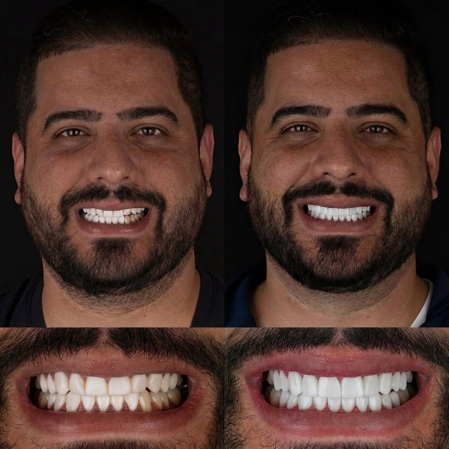 Smile design with Porcelain Veneers