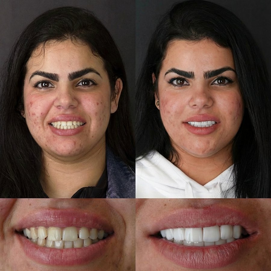 Smile design with Porcelain Veneers