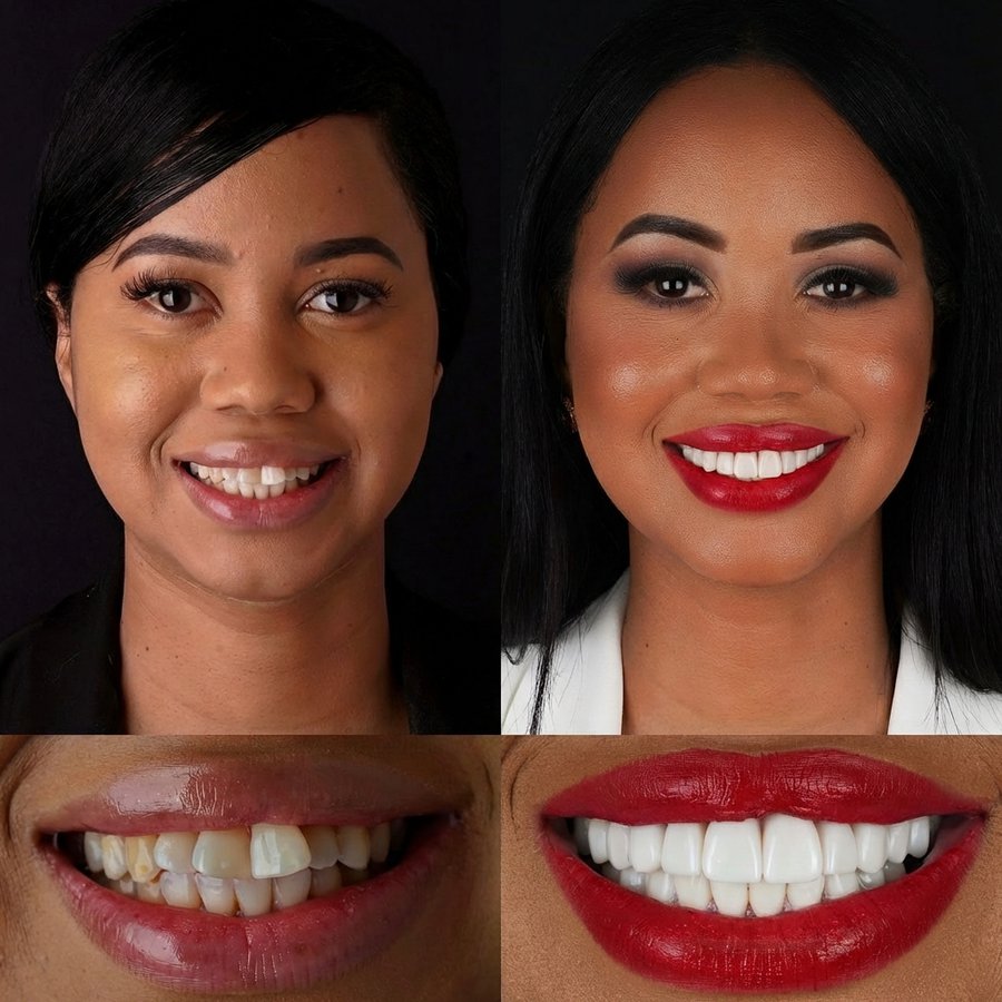 Smile design with Porcelain Veneers