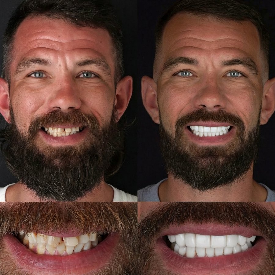 Smile design with Porcelain Veneers