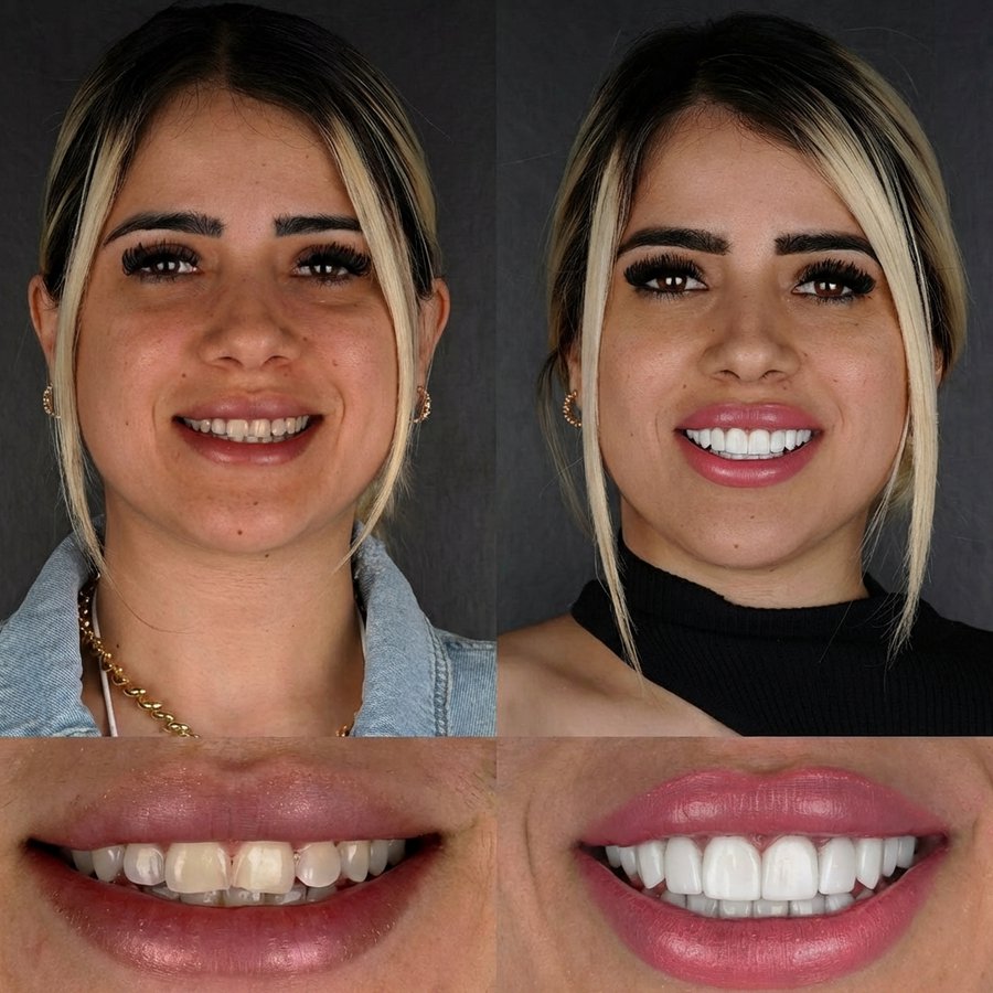 Smile design with Porcelain Veneers