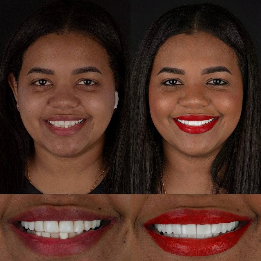 Smile design with Porcelain Veneers