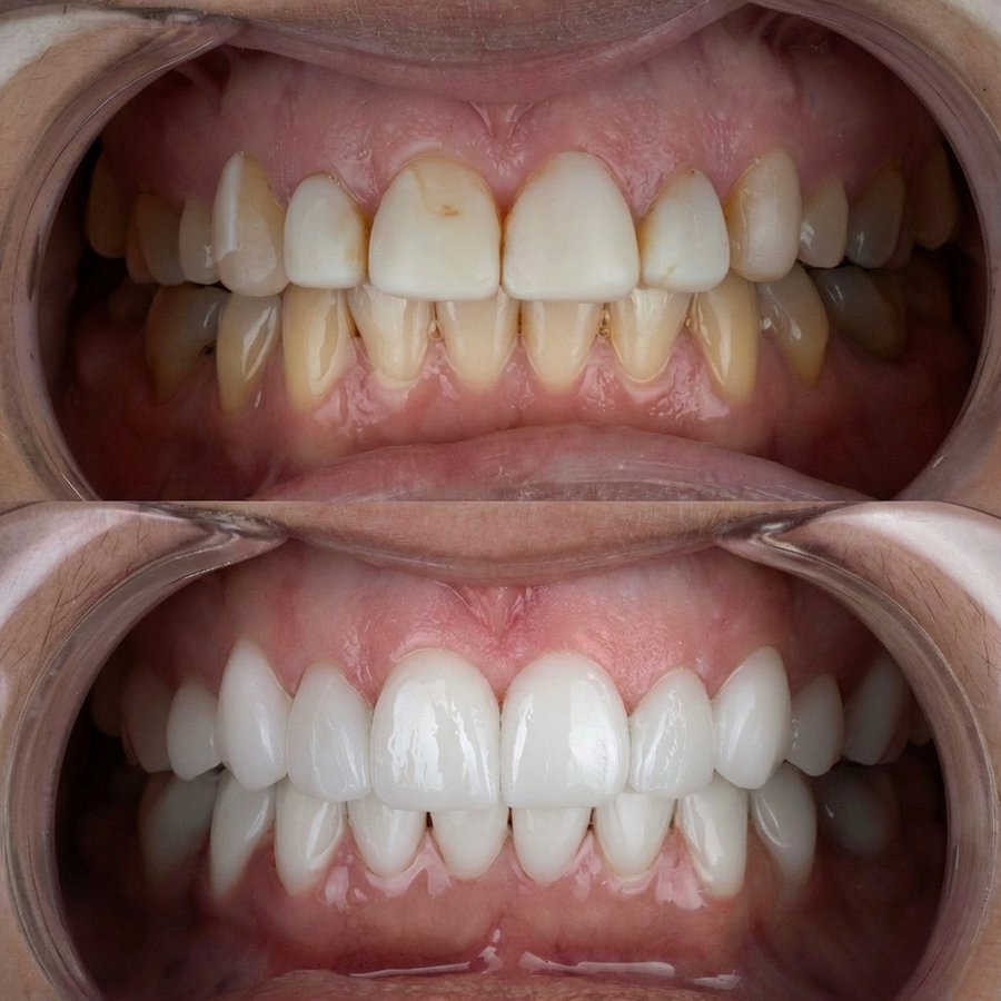 Smile design with Porcelain Veneers