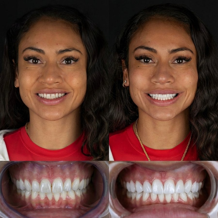 Smile design with Porcelain Veneers