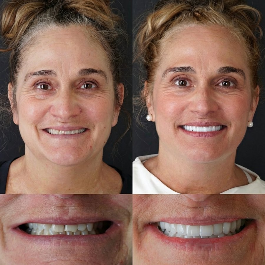 Smile design with Porcelain Veneers