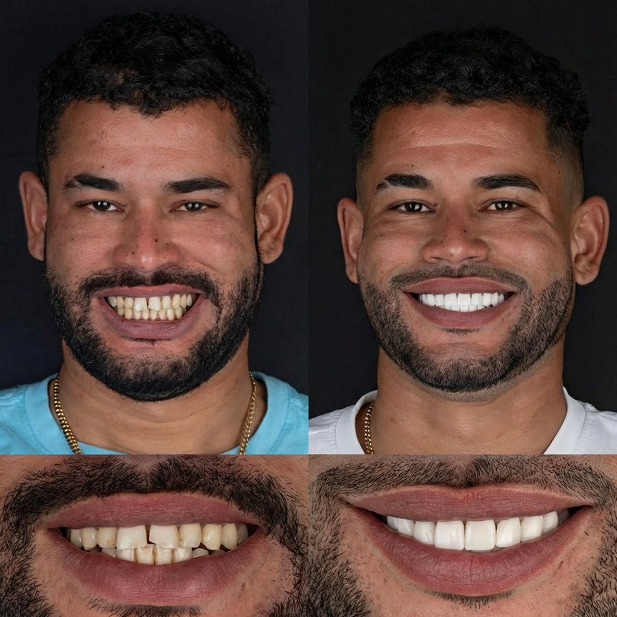 Smile design with Porcelain Veneers