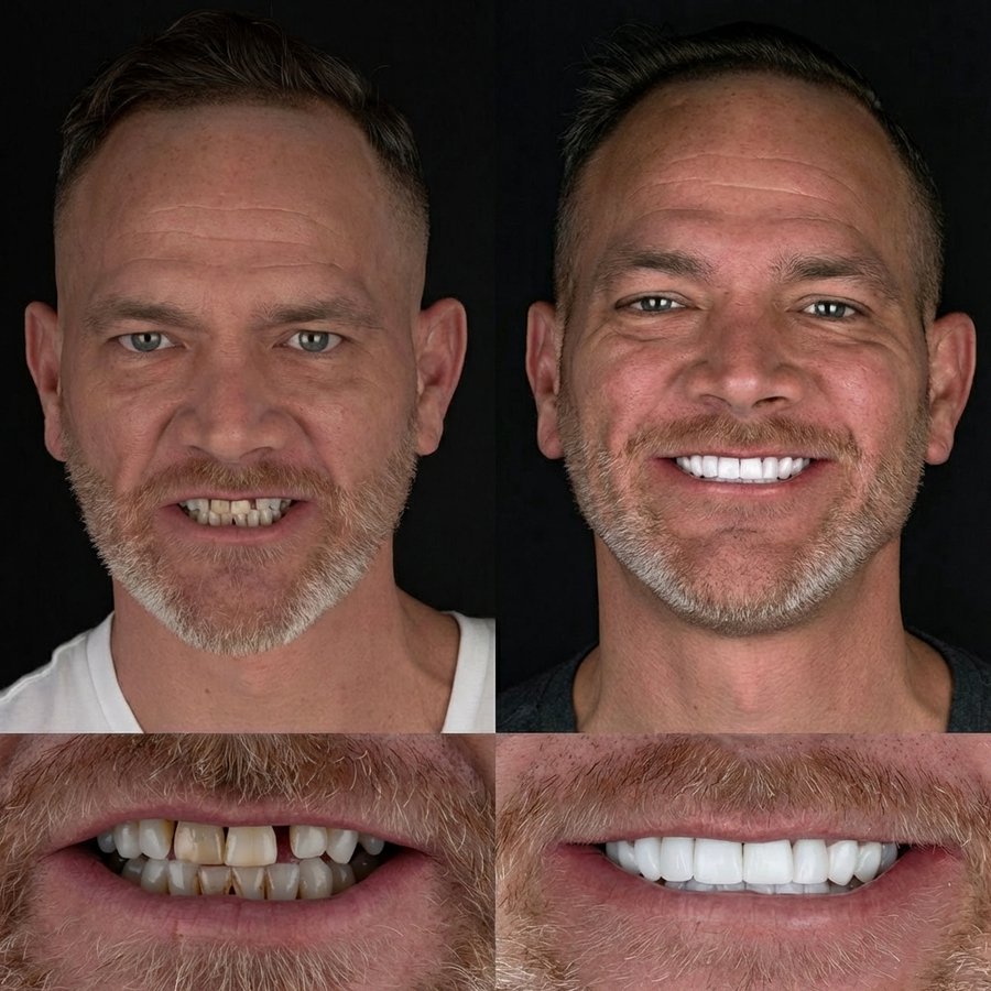 Smile design with Porcelain Veneers