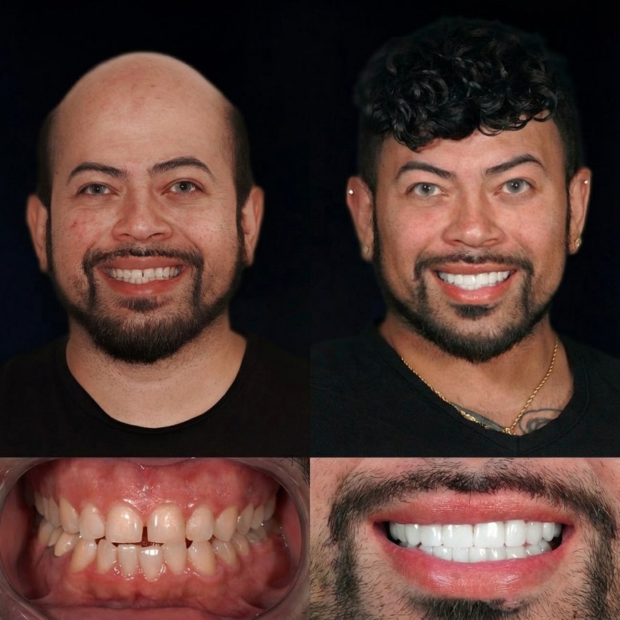 Smile design with Porcelain Veneers