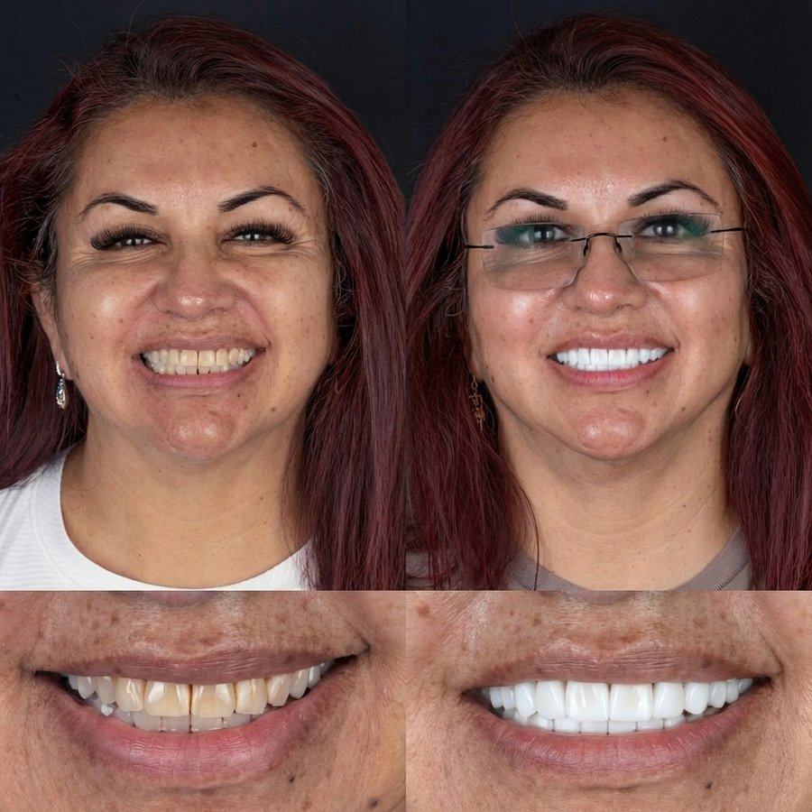 Smile design with Porcelain Veneers