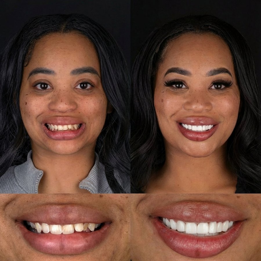 Smile design with Porcelain Veneers