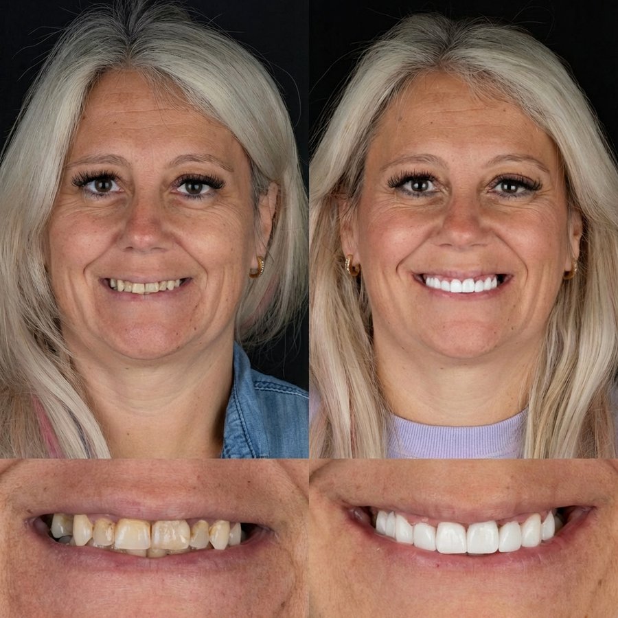 Smile design with Porcelain Veneers