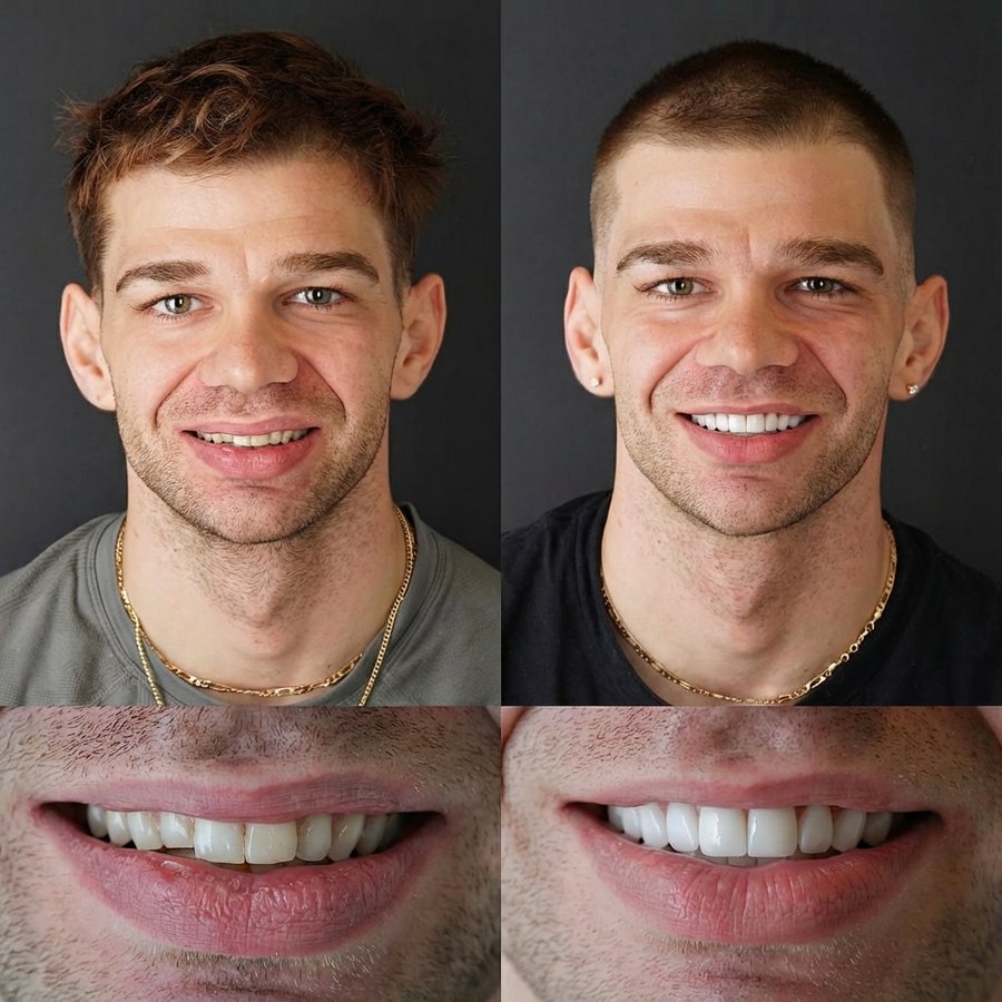 Smile design with Porcelain Veneers