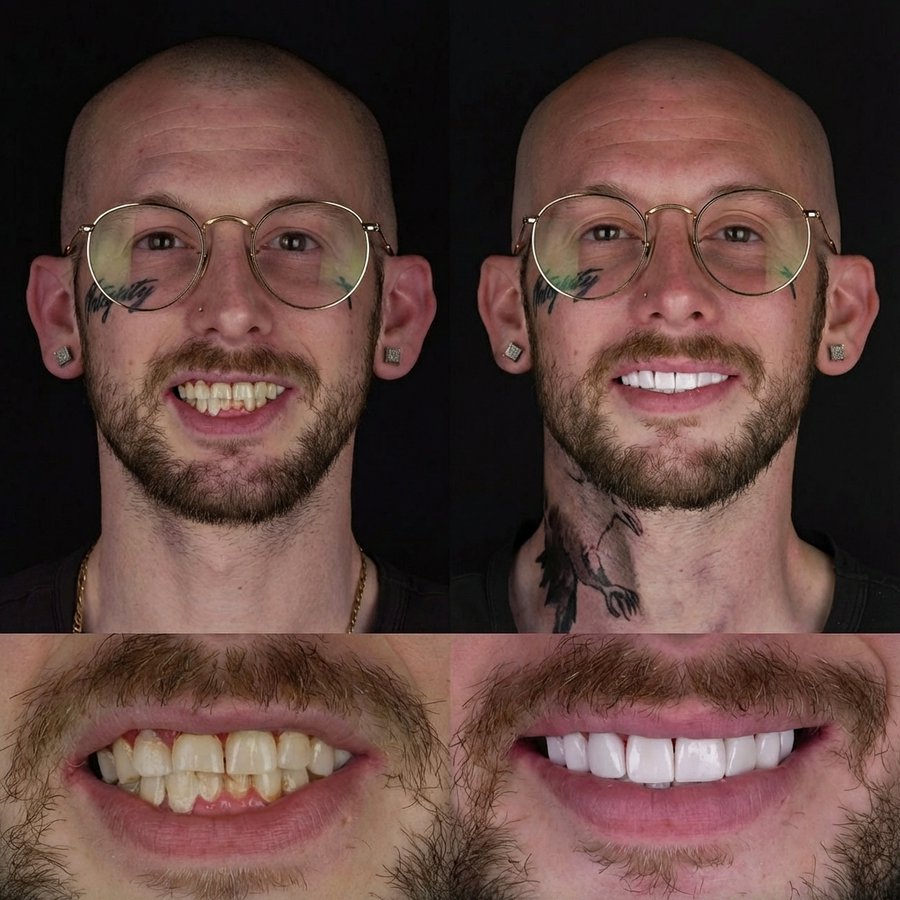 Smile design with Porcelain Veneers