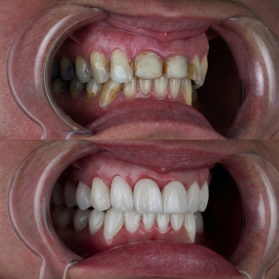 Smile design with Porcelain Veneers