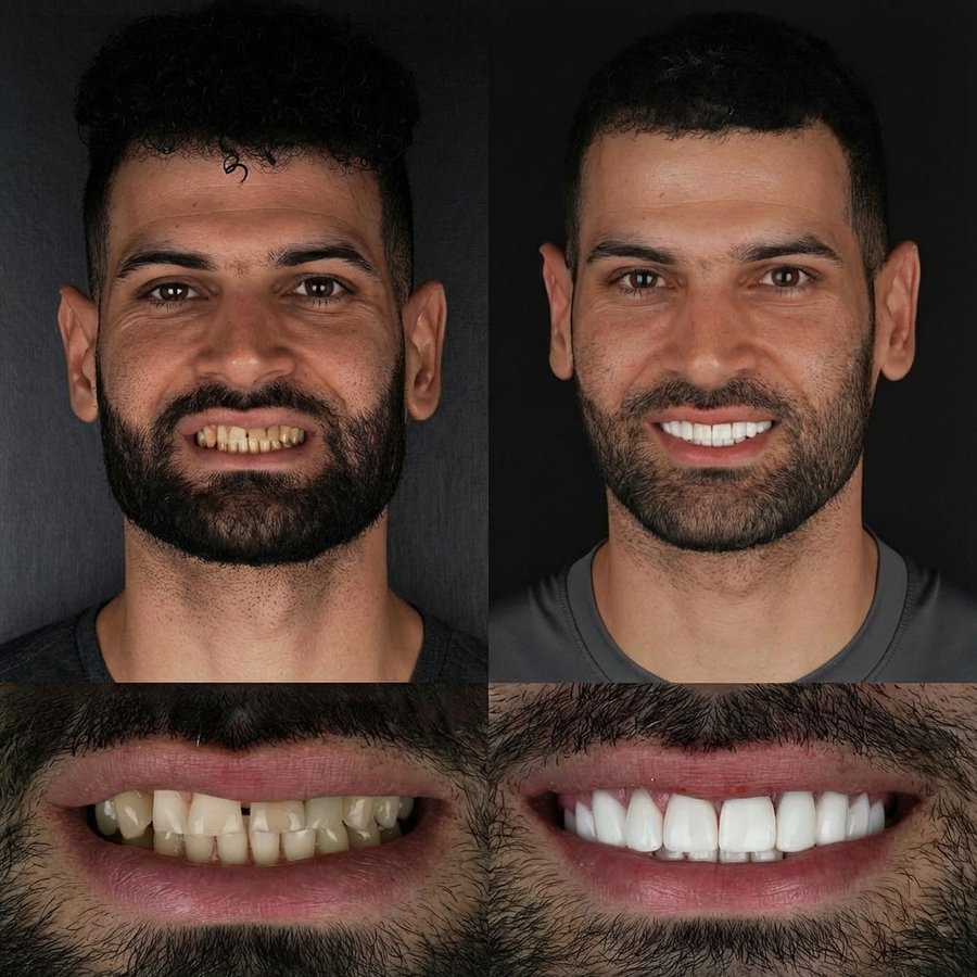 Smile design with Porcelain Veneers