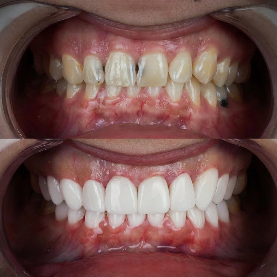 Smile design with Porcelain Veneers