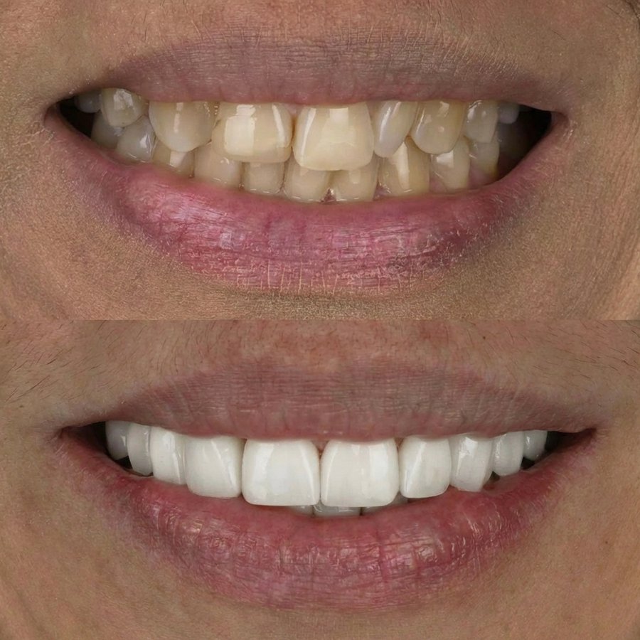 Smile design with Porcelain Veneers