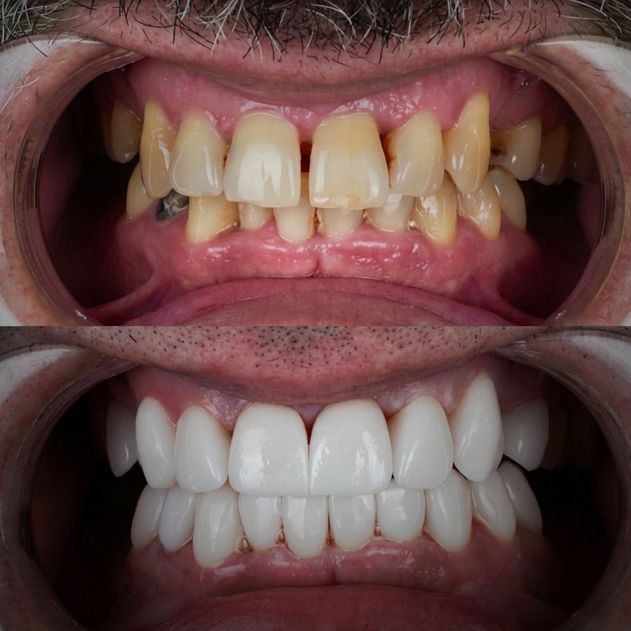 Smile design with Porcelain Veneers