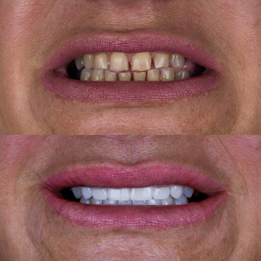 Smile design with Porcelain Veneers