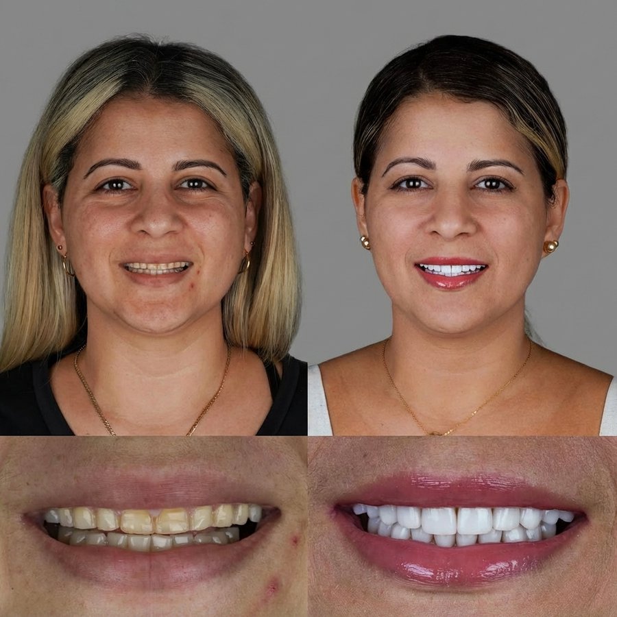 Smile design with Porcelain Veneers