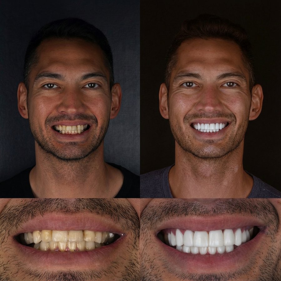 Smile design with Porcelain Veneers