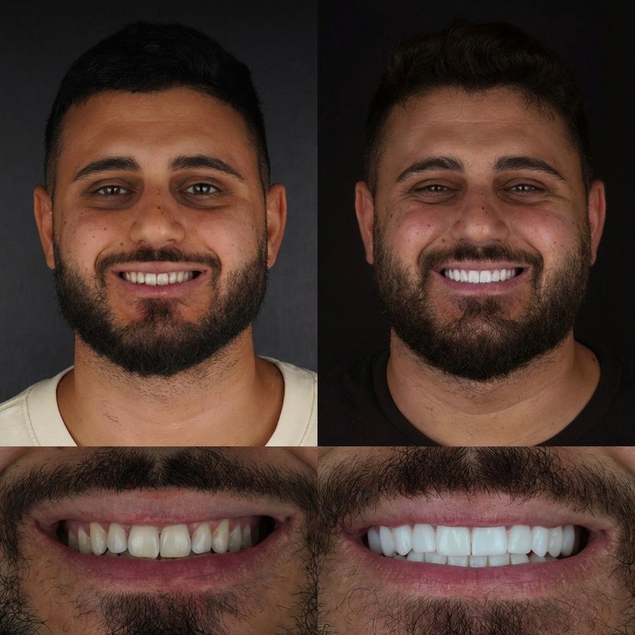 Smile design with Porcelain Veneers