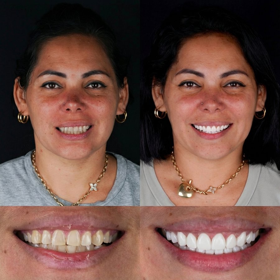 Smile design with Porcelain Veneers