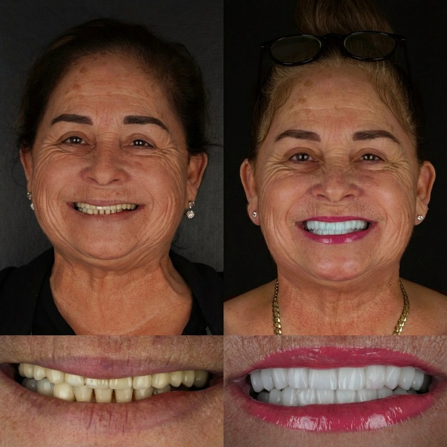 Hybrid Denture (top and botttom)