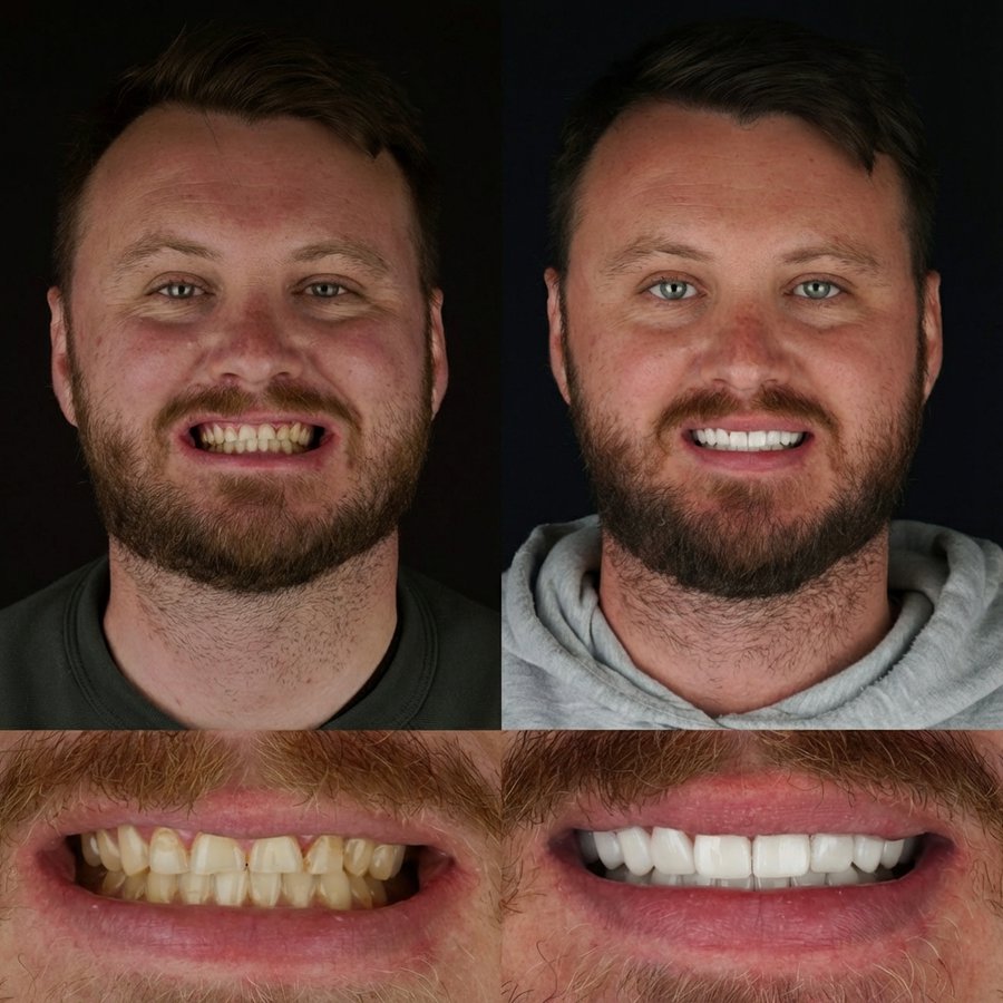 Smile design with Porcelain Veneers