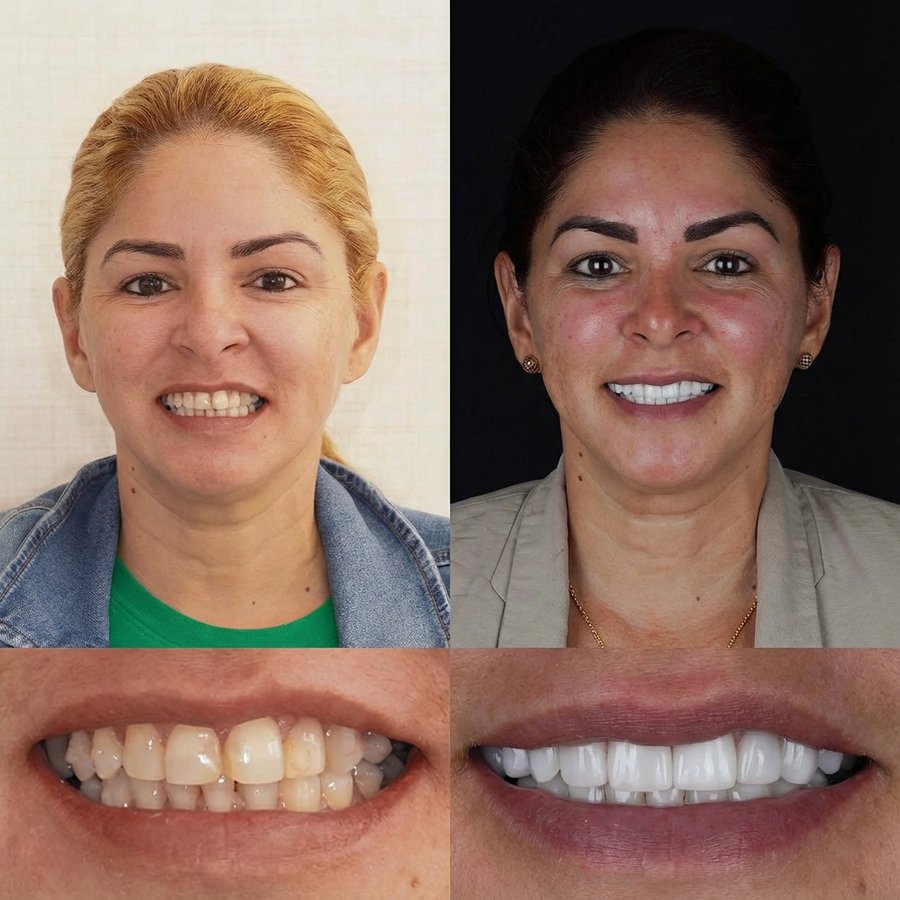 Smile design with Porcelain Veneers