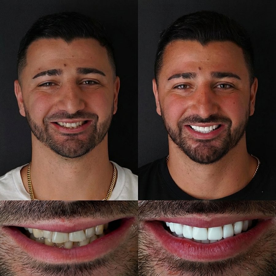 Smile design with Porcelain Veneers