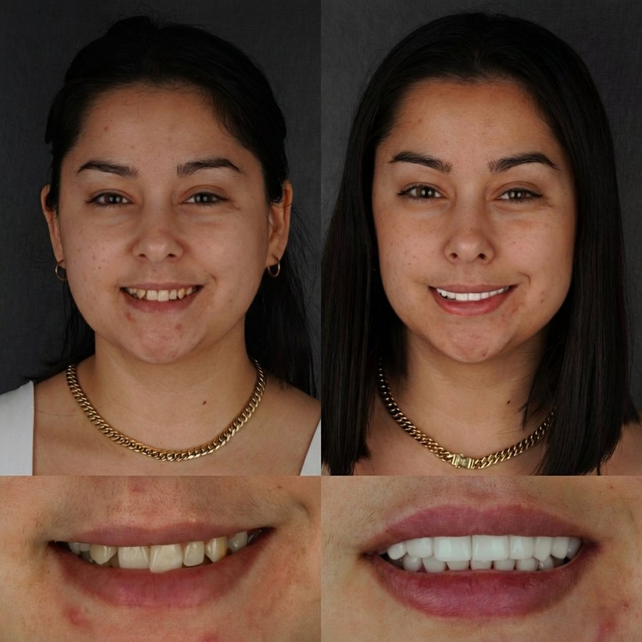 Smile design with Porcelain Veneers