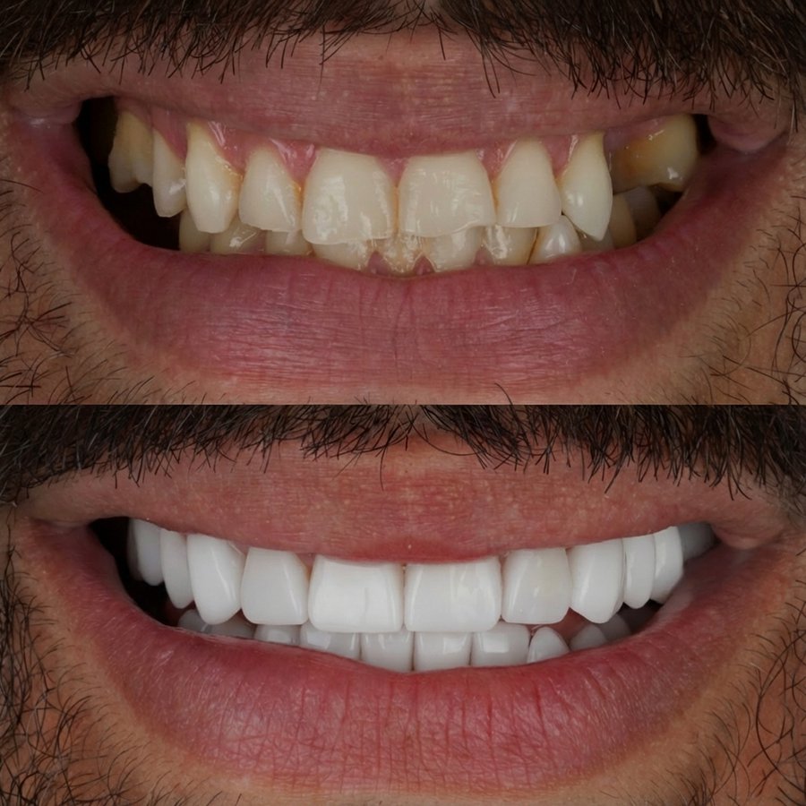 Smile design with Porcelain Veneers