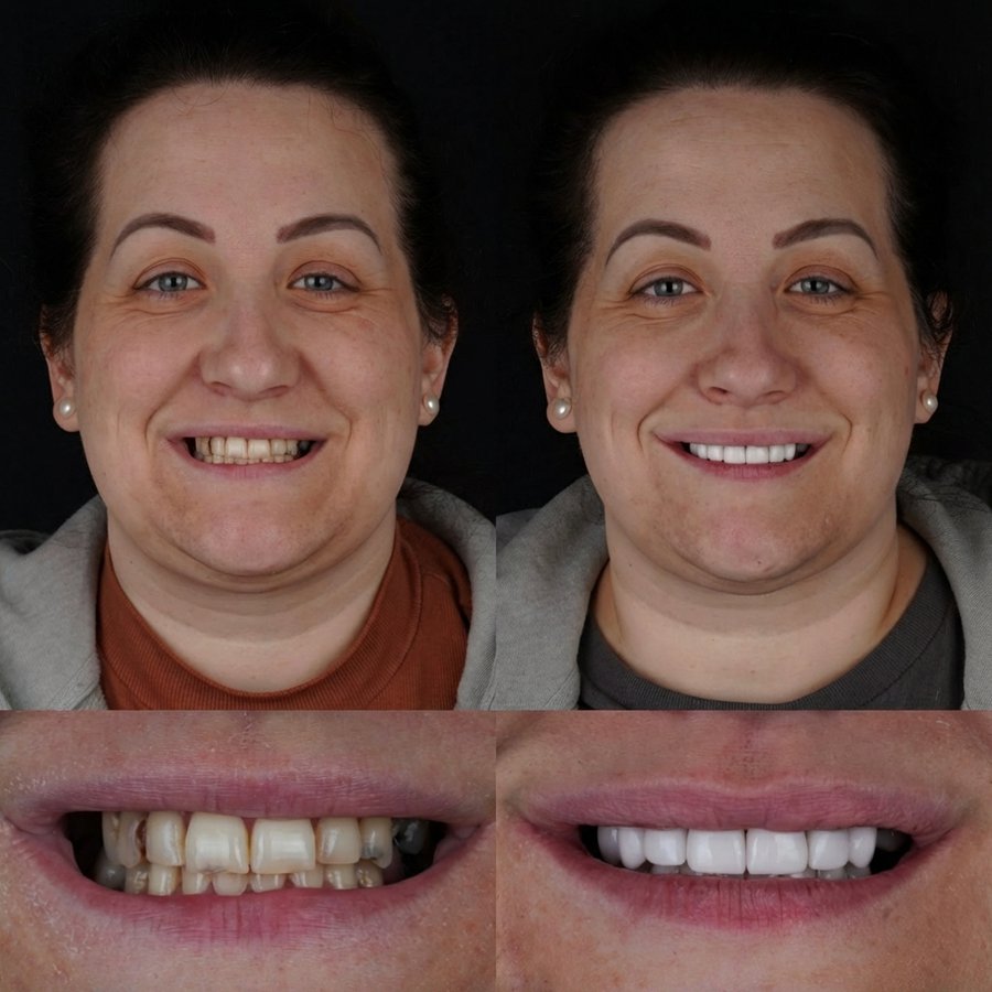 Smile Design with Porcelain Veneers