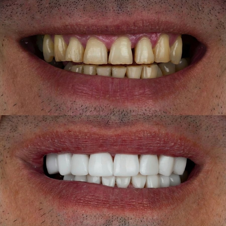 Smile Design with Porcelain Veneers