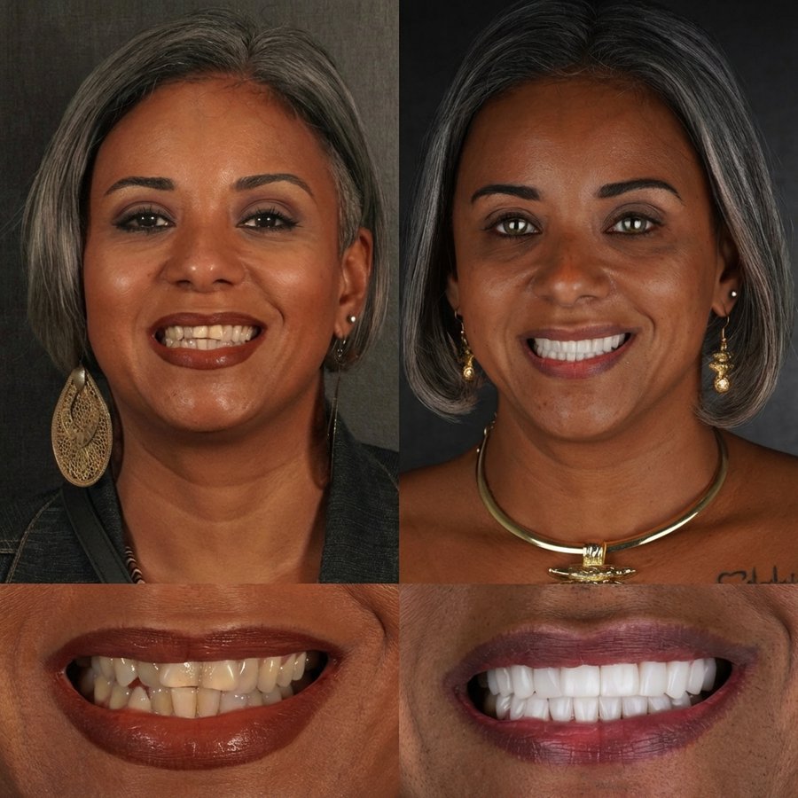 Smile Design with Porcelain Veneers
